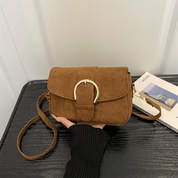 2026 Summer New Fashion Stylish Solid Color Vintage Large Capacity Trendy Single Shoulder Underarm Crossbody Women's Bag