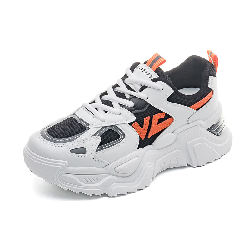 Primavera nueva doble red zapatos deportivos de mujer zapatos de carrera casuales de suela gruesa universal zapatos de malla transpirable al por mayor