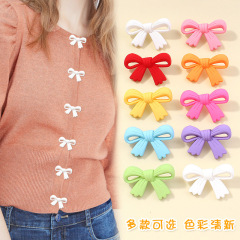 Children's button baby button bow cute colorful open sweater clothes button sweater button accessory spare parts