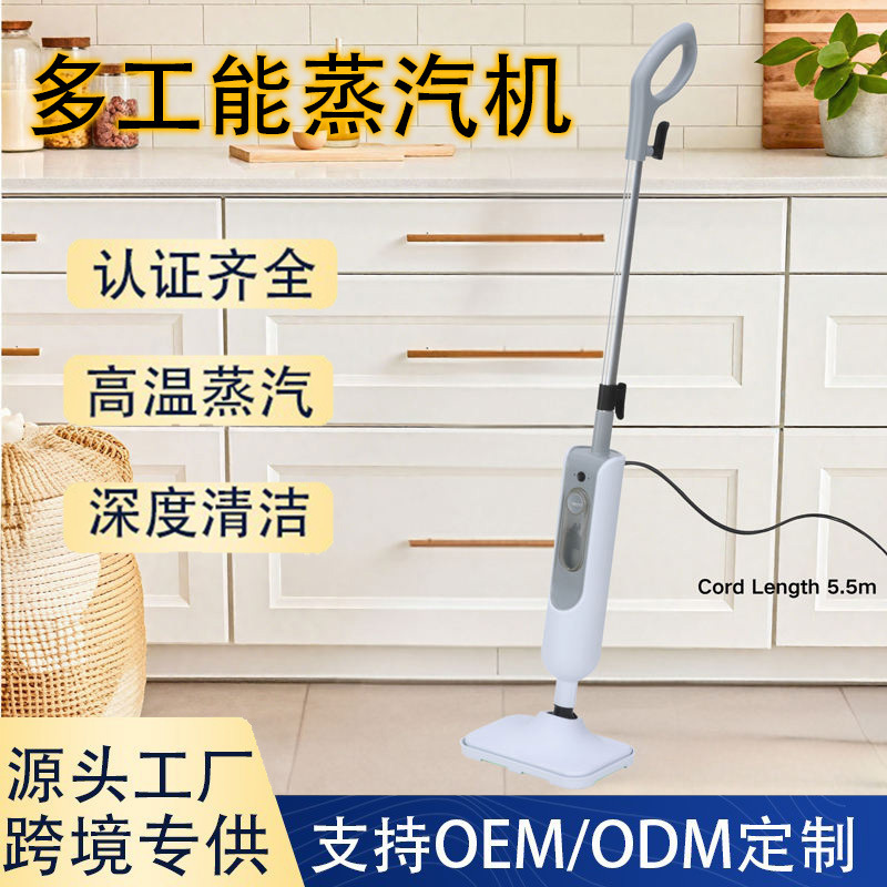 Cross-Border Handheld Electric High-Temperature Steam Mopping Machine, Floor Scrubbing and Wiping, High-Temperature Sterilization Mopping, Household Steam Mop