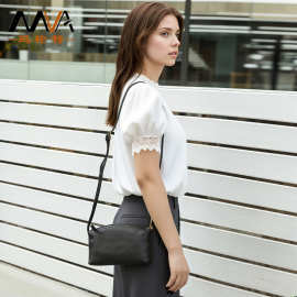韩版简约百搭真皮单肩包通勤时尚女士小挎包潮流约会质感斜挎包女