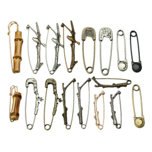 Creative Bird's Needle Alloy Retro Dot Branches Bamboo Jest Female Cascane Acupuncture Factory wholesale