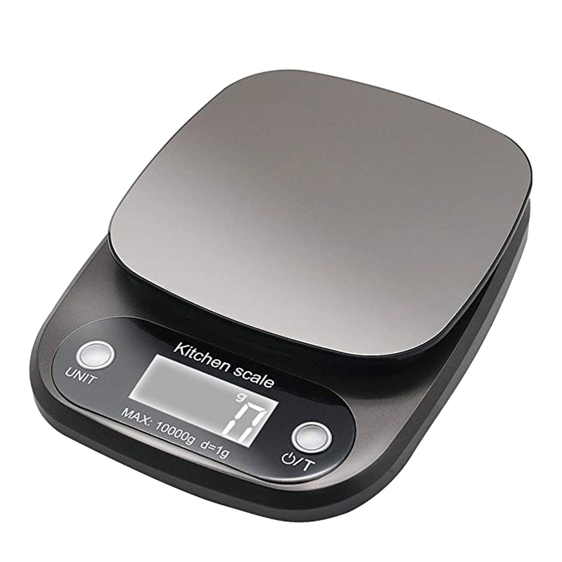 厨房秤 插电 烘焙食物克称 c305充电 USB 电子秤 5KG/0.1 10KG灰