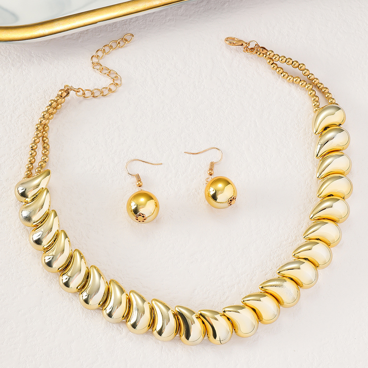 Holiday, Travel, Daily Occasion Casual Exaggerated Streetwear Geometric Zinc Alloy Women's Jewelry Set
