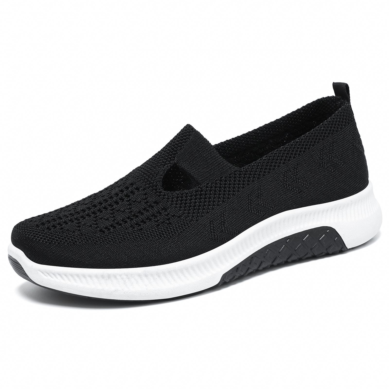 Zapatos de mujer transfronterizos explosivos zapatos de mujer zapatos casuales de tejido superficial zapatos de tela cómodos zapatos de malla transpirables ligeros zapatos únicos