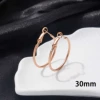 Golden, 30mm, pink gold, does not fade