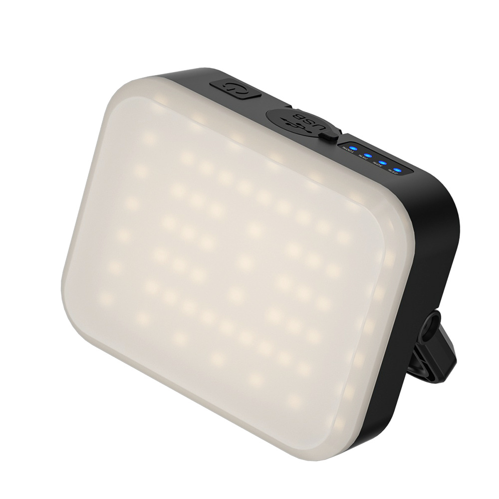 Carpa de campamento transfronteriza reflector COB iluminación al aire libre obra de construcción de emergencia mercado nocturno puesto de carga usb