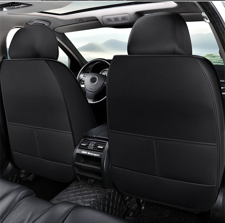 Car Seat Covers for All Seasons, Fully Enclosed, Made of Coarse Linen Fabric, Breathable Summer Seat Covers, Wholesale for Export