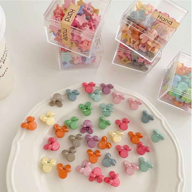 La horquilla lateral de los nuevos niños de verano dulce mini horquilla de tamaño pequeño no duele el cabello flequillos femeninos pelo roto artefacto clip