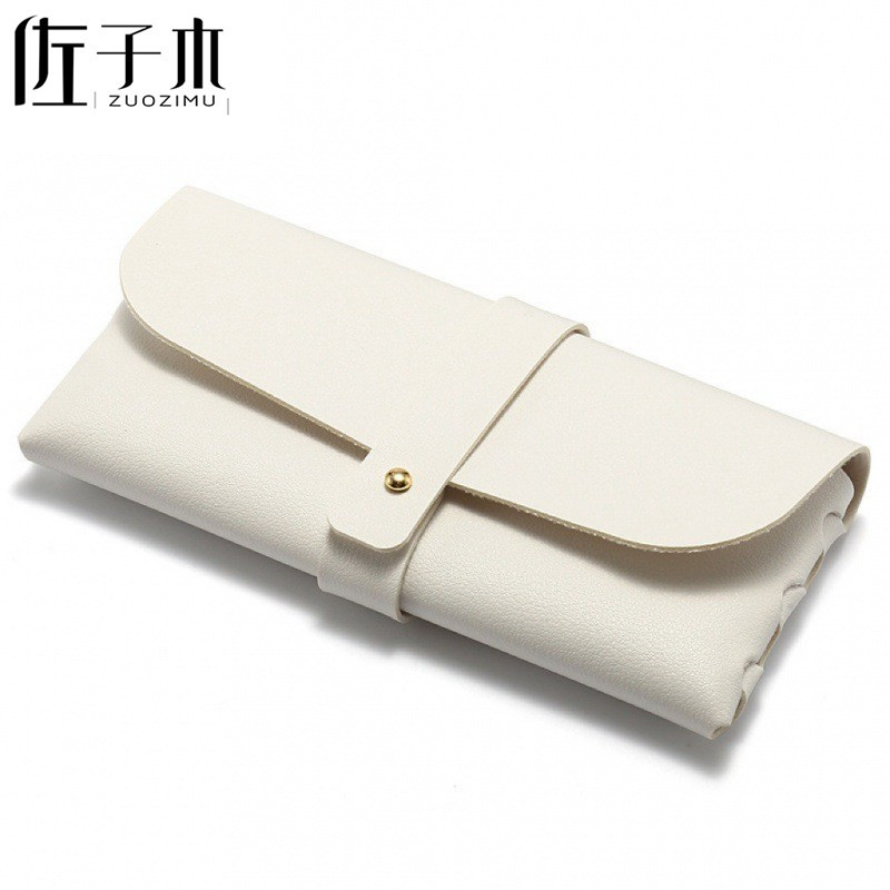 眼鏡ケース現物卸売り黒色皮質眼鏡ケースpvcホッチキスソフトバッグサングラスケースサングラスケースサングラスケース