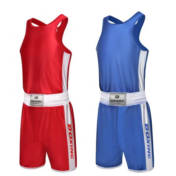 Boxing Suit Professional Vest Shorts Competition Training Performance Professional Male and Female Athletes Quick-Drying Breathable Others