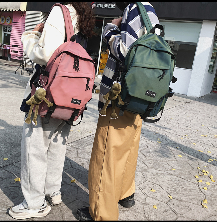 Schoolbag Female College Student Korean High School Harajuku Ulzzang Colorful Backpack Male Ins2020 New Backpack display picture 4