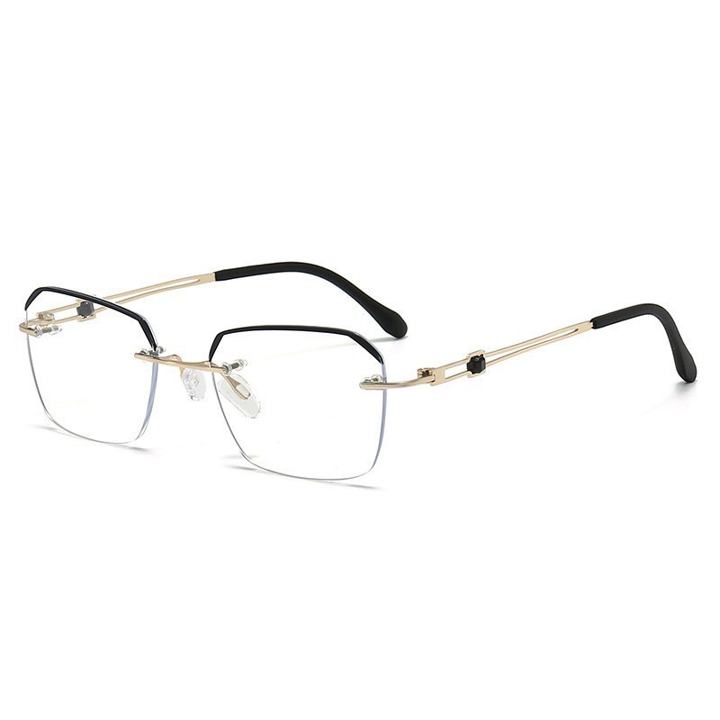 新商品のフレームなしの超軽量男性式の高清の老眼鏡の青い光を防ぐ女性の中高年のビジネスメガネの卸売り|undefined