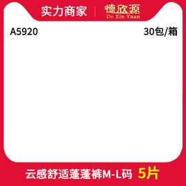 经销批发舒适V感少女款安睡裤云柔卫生裤5片M-L码安心裤批发A5920