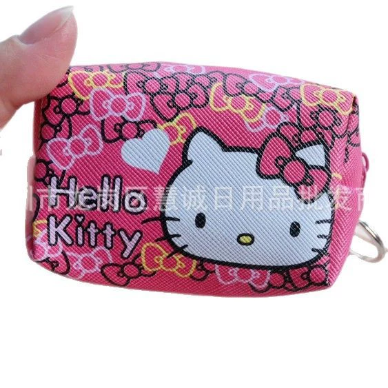 Hello Kitty, Hello Kitty, милый мультяшный кошелек с молнией, монеты, сумка через плечо, подарок на день рождения