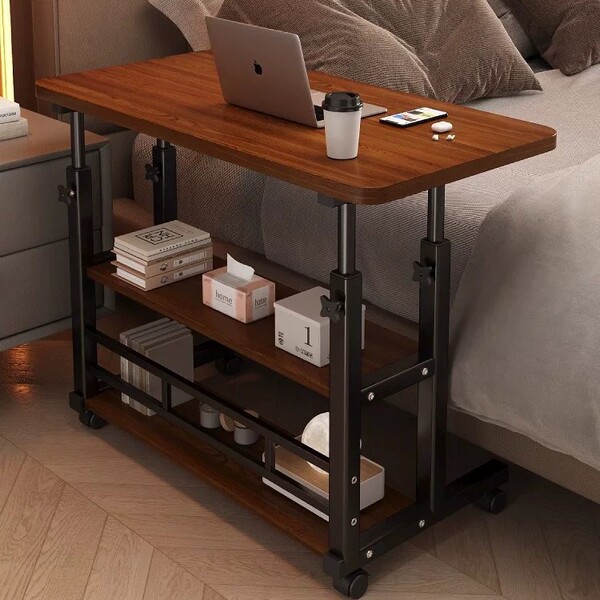 Bedside table movable lifting computer table bedroom home simple…