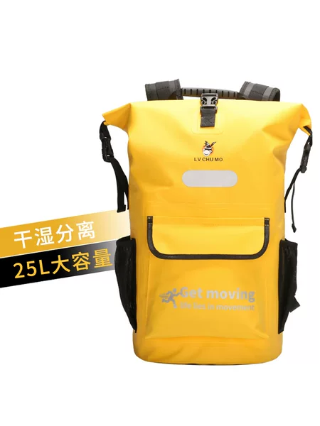 Outdoor Waterproof Bag Expansion Waterproof Backpack Dry and Wet Separation Source Supply Sports Outdoor Backpack Folding Mountaineering