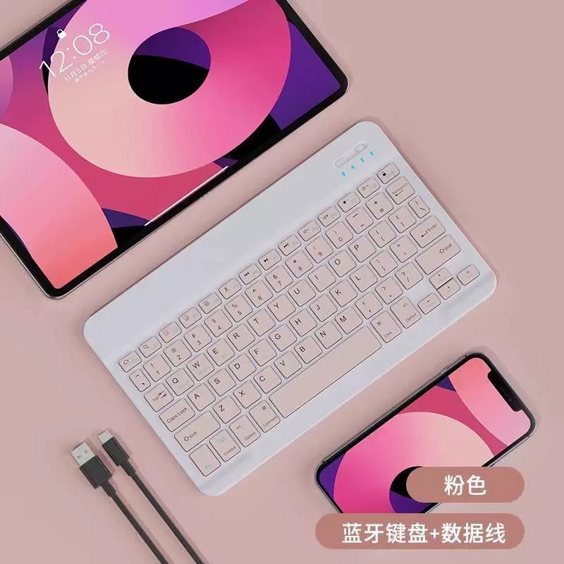 Apple беспроводная клавиатура и мышь, ультратонкий портативный комплект, планшетный ключ, универсальный для телефона, Bluetooth, 10.1"