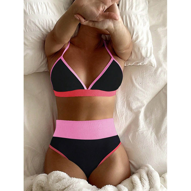 Amazon AliExpress transfronterizo Europa y Estados Unidos una variedad de trajes de baño divididos bikini de mujer trajes de baño de spa de playa