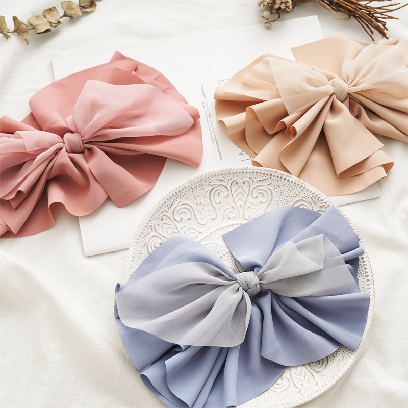 Women's IG Style Sweet Bow Knot Cloth Hair Clip display picture 3