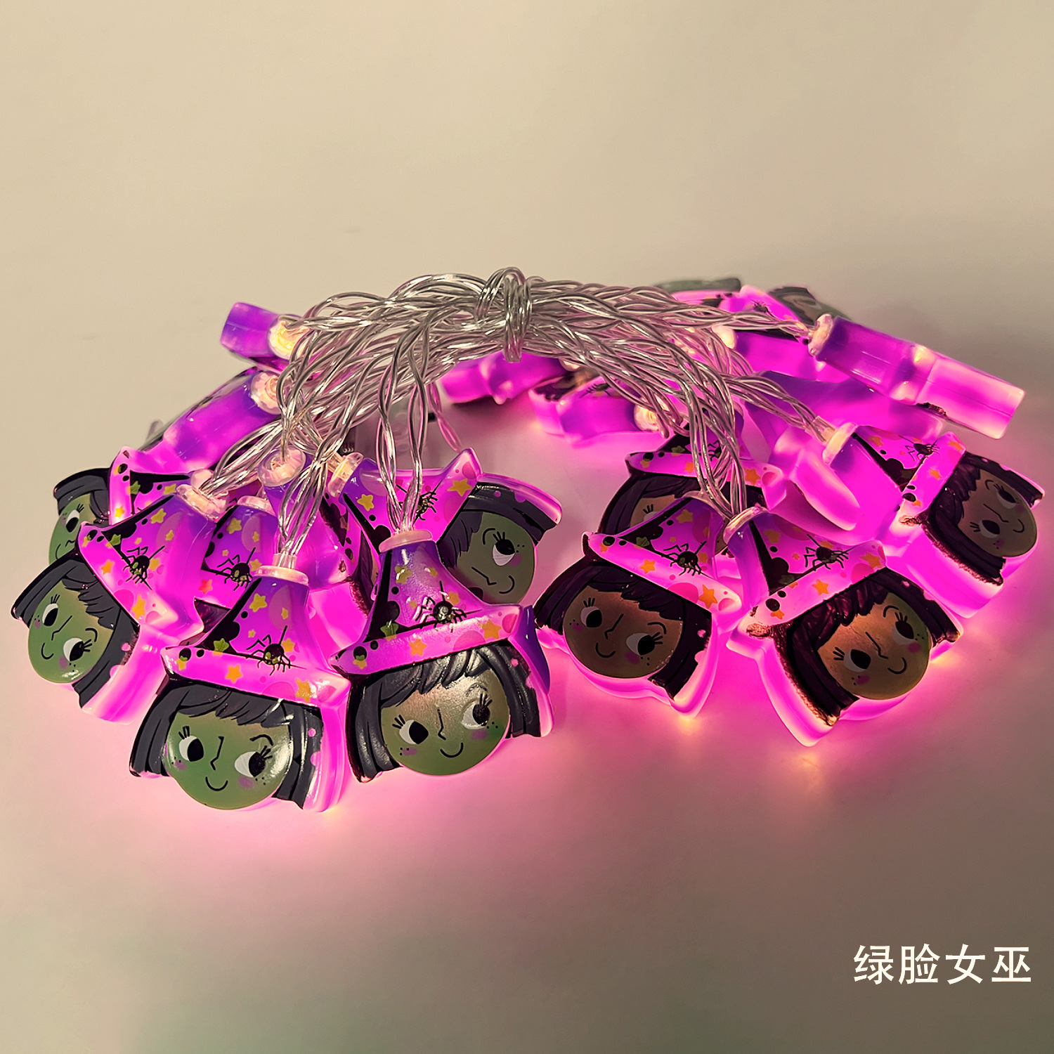 Guirnaldas de luces LED transfronterizas, guirnaldas de luces LED para Halloween, decoración exterior, luces LED de calabazas, luces decorativas para arreglos de escenas de Amazon.