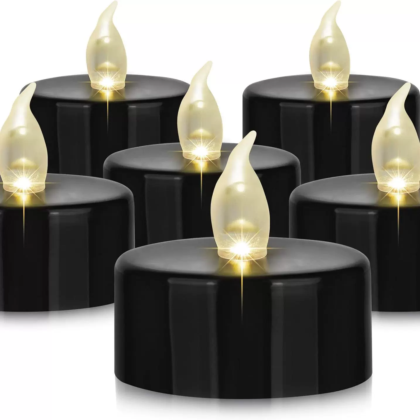 亚马逊同款小茶蜡 无烟led电子蜡烛露营聚会气氛装饰闪烁万圣节