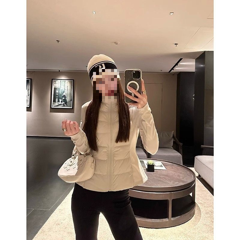 95% White Duck down Yoga Jacket for Women, 2026 Spring and Winter New Style, Outdoor Slim Fit, Petite Lightweight down Coat, Trendy