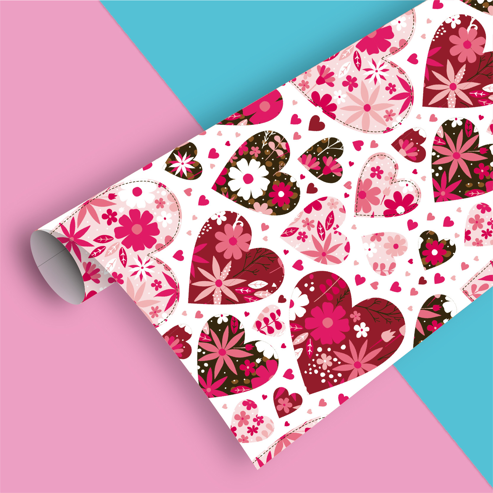 51*74CM flores y plantas amor Día de San Valentín Día de San Valentín Día de la madre Día de la madre Regalo de cumpleaños Caja de regalo de decoración Papel de regalo