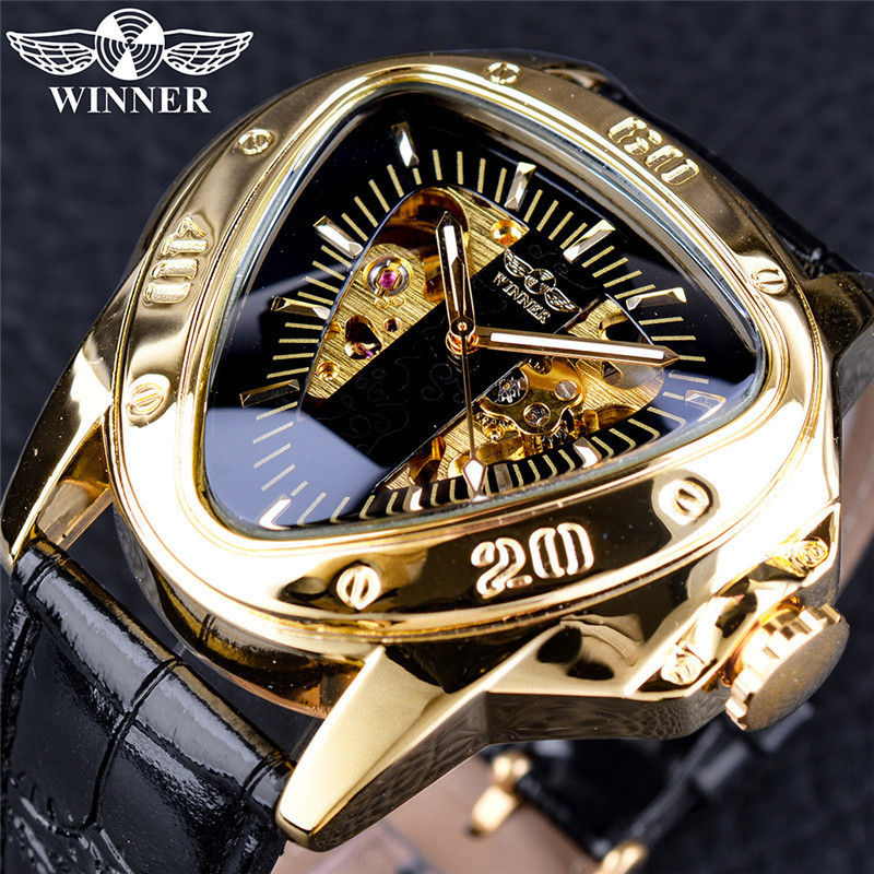 One-piece delivery men's fashion casual Hollow winner triangle large dial automatic mechanical watch wholesale One-piece delivery men's fashion casual Hollow winner triangle large dial automatic mechanical watch wholesale