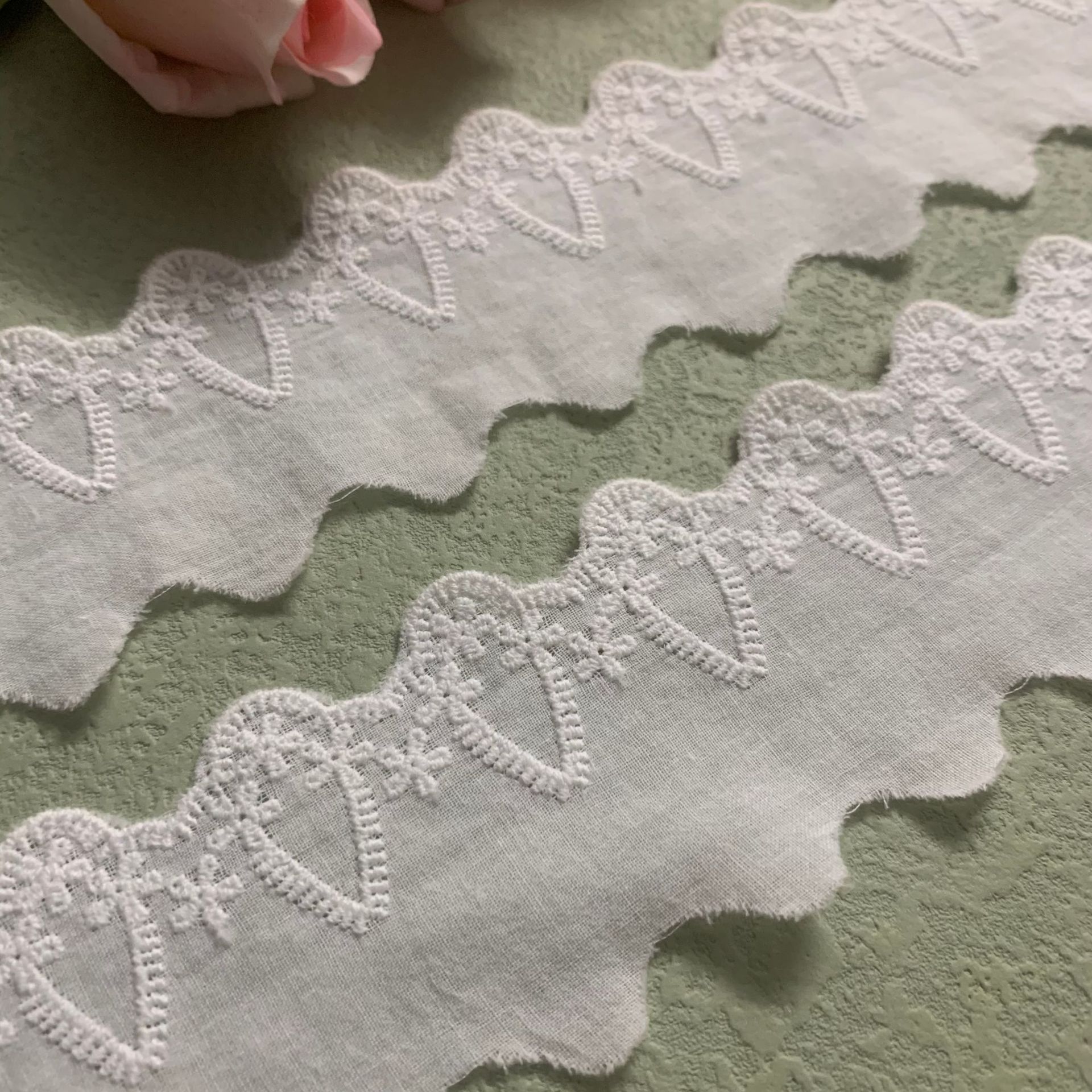 厂家直销 全棉洛丽塔绣花花边 童装女装服装辅料 家纺手工DIY配饰