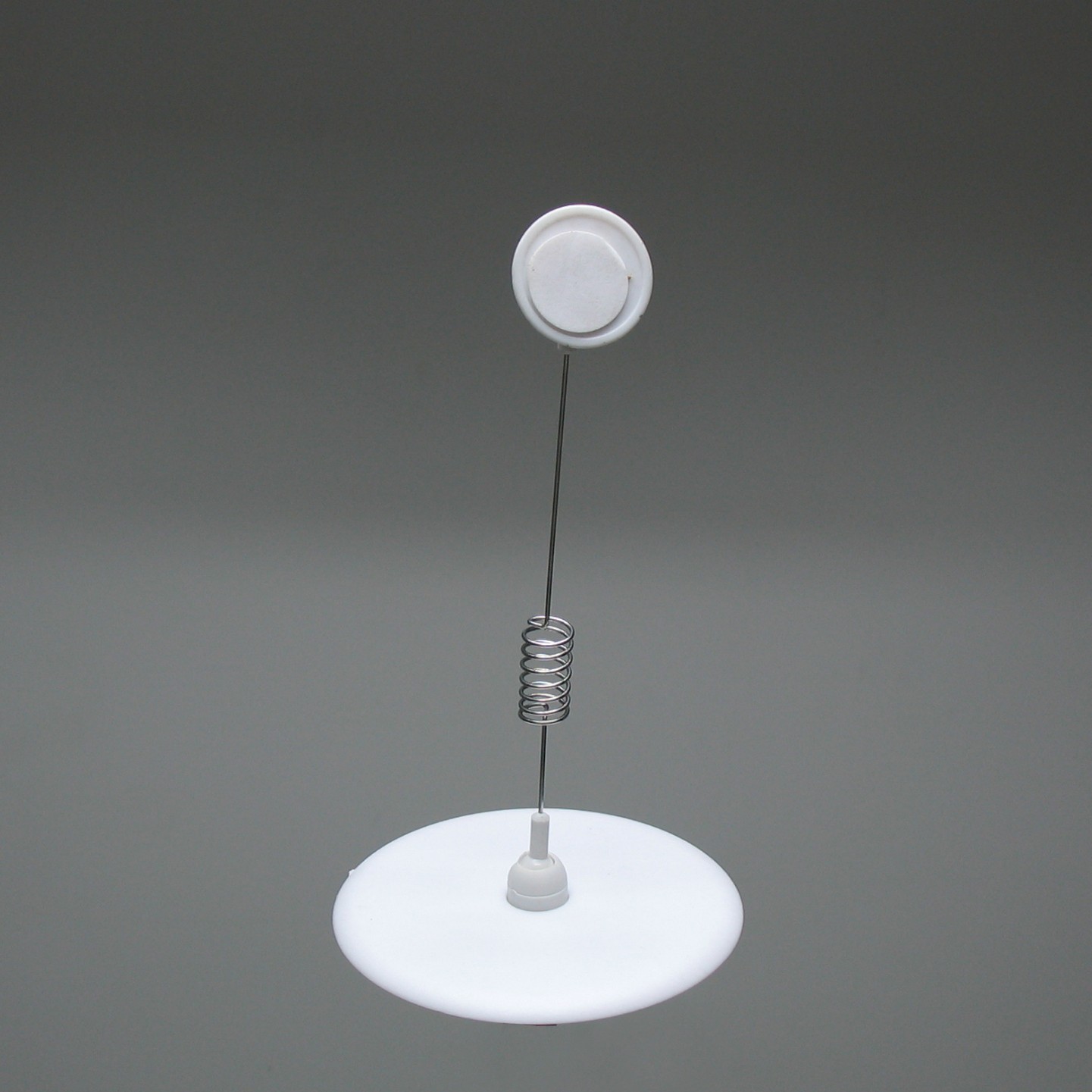 厂家供应POP广告夹 促销夹货架夹大圆盘夹弹簧 摇摇牌夹 可印LOGO