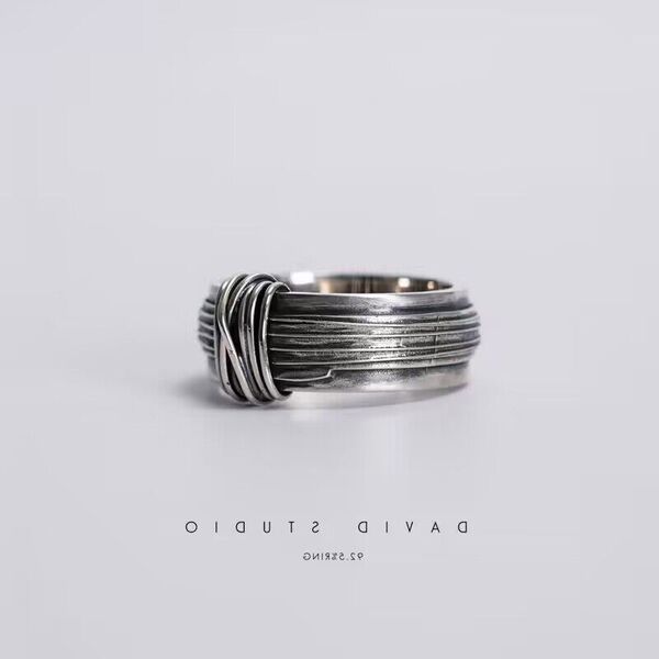 Brand retro matte fashionable ring handmade