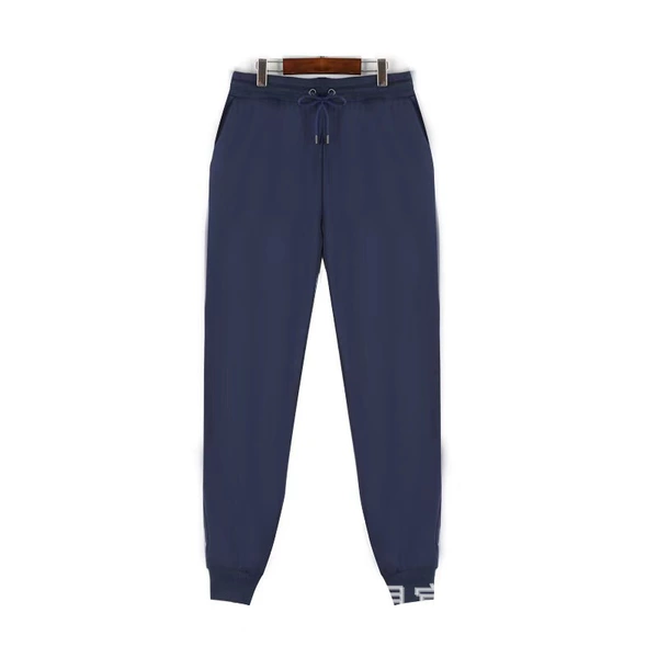 Navy blue-terry sweatpants
