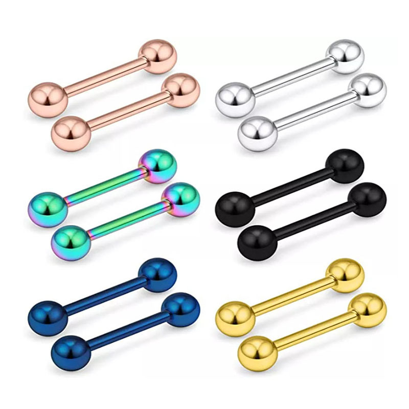 Tongue Ring Colorful 12