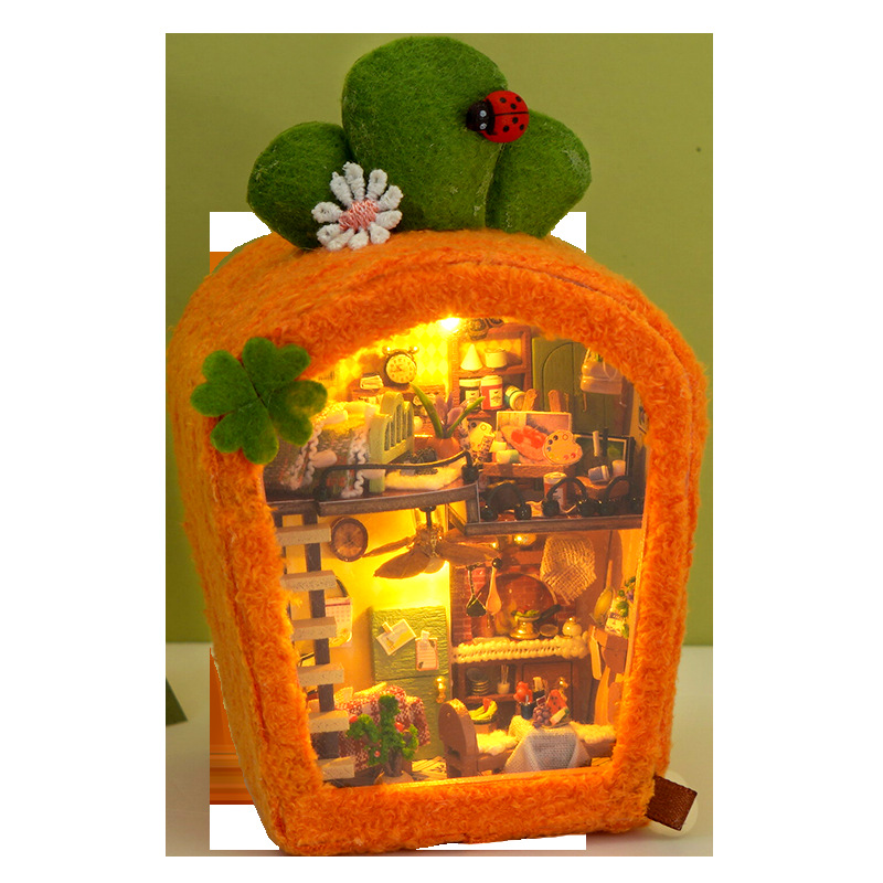 Tianyu DIYProducts Cabin Handmade Early Education House Model Birthday Gift Toys