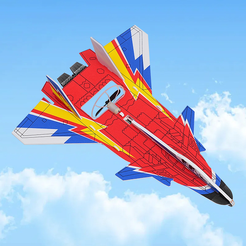 Su27 Mano Eléctrica lanzar aviones de carga USB swing planeador Su35 luchador niños aviones de espuma al por mayor