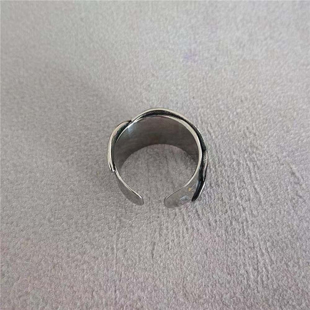 Moda europea y Americana Indio anillo abierto retro de los hombres de moda personalidad dominante anillo punky único anillo