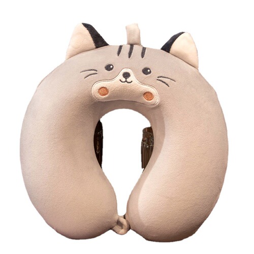 Cartoon memory foam u-shaped pillow neck pillow airplane travel pillow portable car u-shaped pillow student cervical pillow wholesale