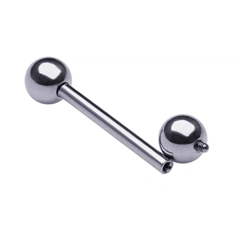 Labret stud lip piercing jewelry styling detail