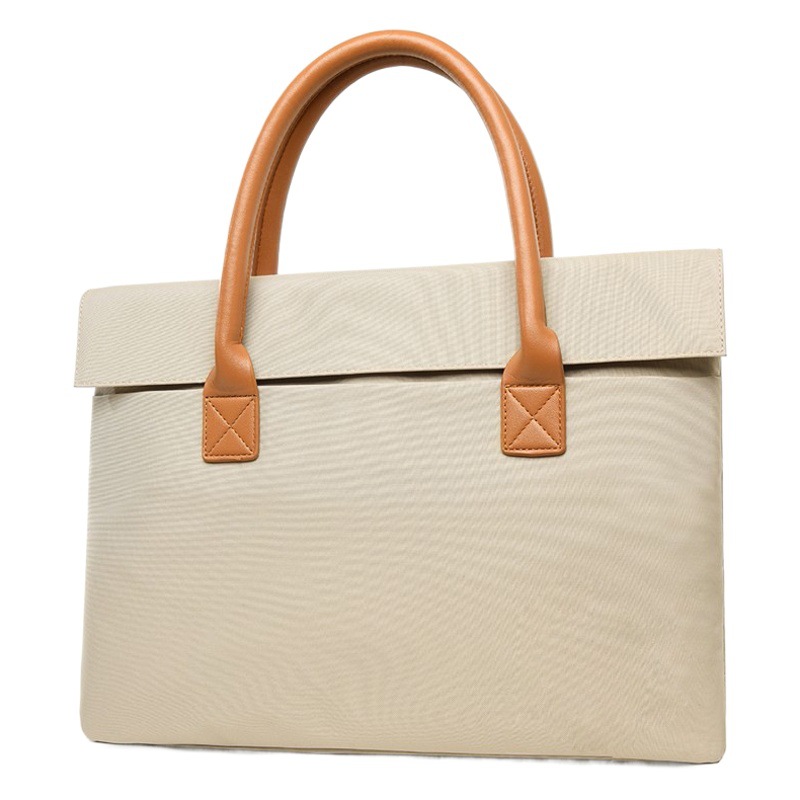 Wholesale Portable Briefcases with Custom Logo, Business Oxford Canvas Conference Document Bags, Training Document Bags with Printed Text