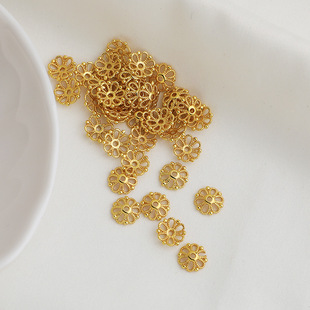18K�������ɫ�U���ٽz���仨�� ���c���д����Ƭ diy�ֹ���ñ