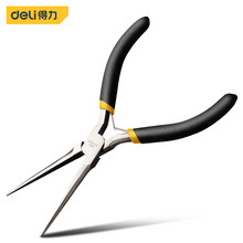 得力工具 6寸迷你针嘴钳diy手工模型饰品小型加长尖钳子 DL103006
