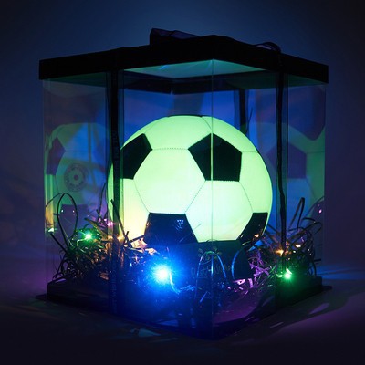 Balón de fútbol reflectante que brilla en la oscuridad n.º 5 para estudiantes de primaria y secundaria, balón de fútbol reflectante que brilla en la oscuridad n.º 4 de PU, duradero y resistente a los golpes
