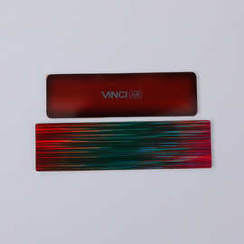 电子雾化器装饰片UV打印+彩镀，双层保护膜打印面板内饰配件