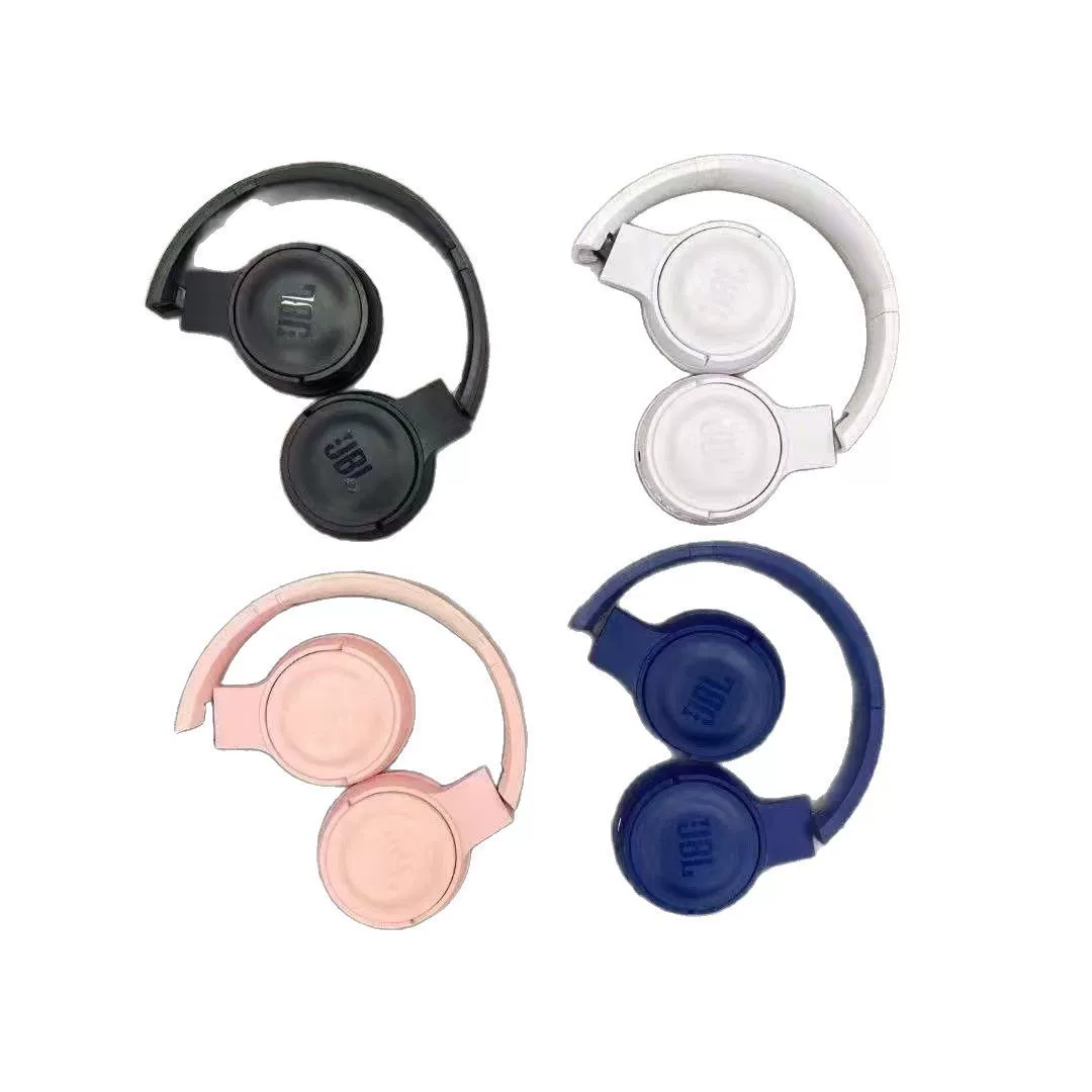 Беспроводные наушники (JBL) T510BT — Bluetooth, глубокий бас Hi‑Fi, складывающиеся наушники-ободки, мультит цвет