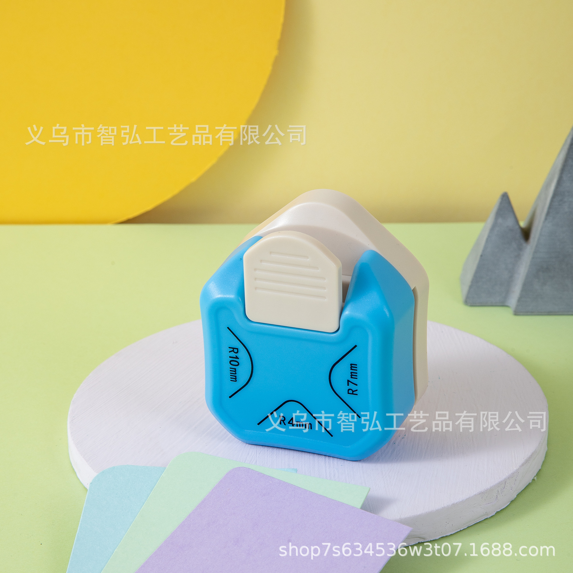 Tres en uno filete R4 Dispositivo de biselado R10 cortador de esquina R7 cortador de esquina Dispositivo de grabado perforadora