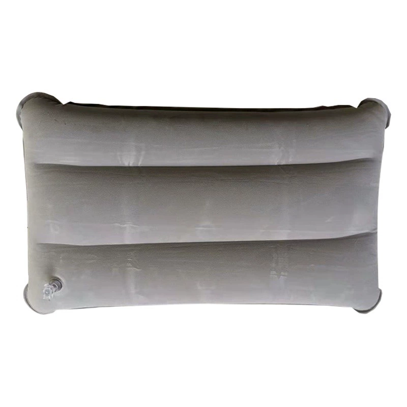 Флокирование площади Nap надувная воздушная подушка оптом Открытый Кемпинг Подушка Путешествия надувная подушка палатка спальная подушка