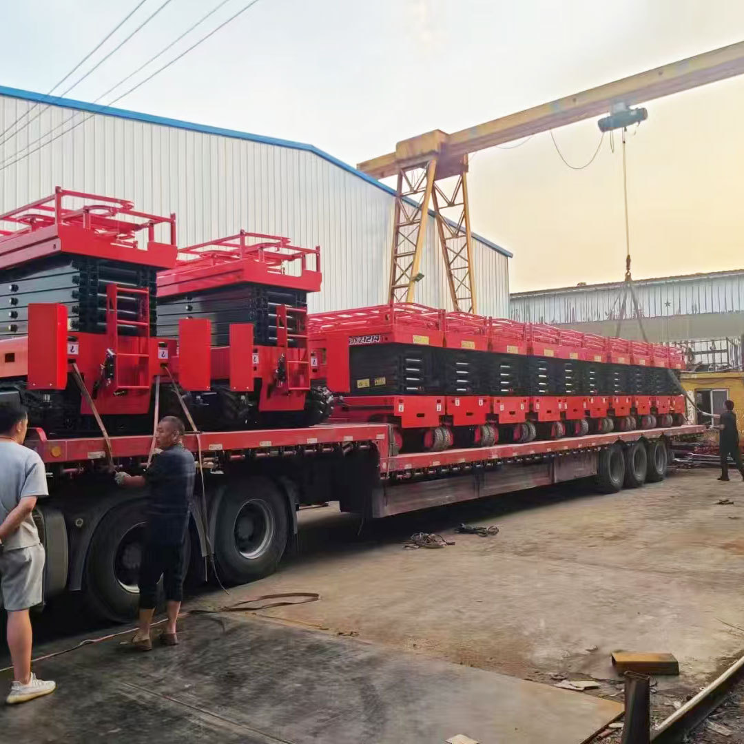Elevator manufacturer 10m8m6m electric hydraulic scissor lift mobile lifting platform aerial work vehicle