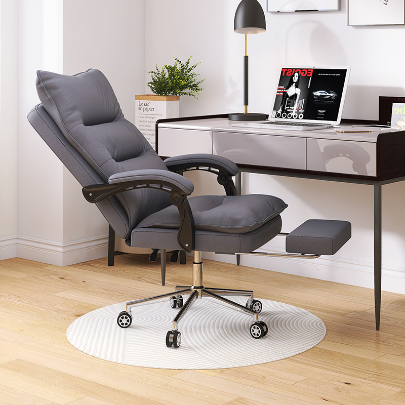 Computer chair home study chair tech fabric ergonomic office老板 chair long-sitting liftable reclinable gaming chair
