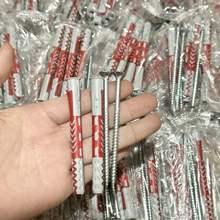 100个 膨胀螺丝国产慧鱼螺栓膨胀管空心砖气块管锚栓涨塞